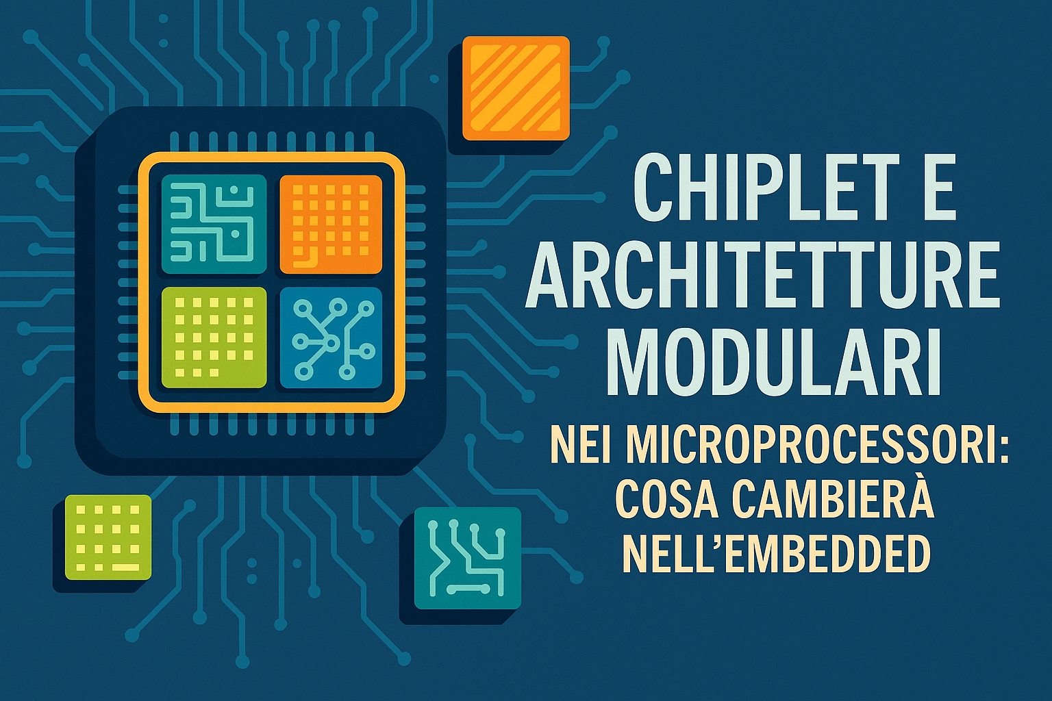 Chiplet e architetture modulari: il futuro dei microprocessori embedded