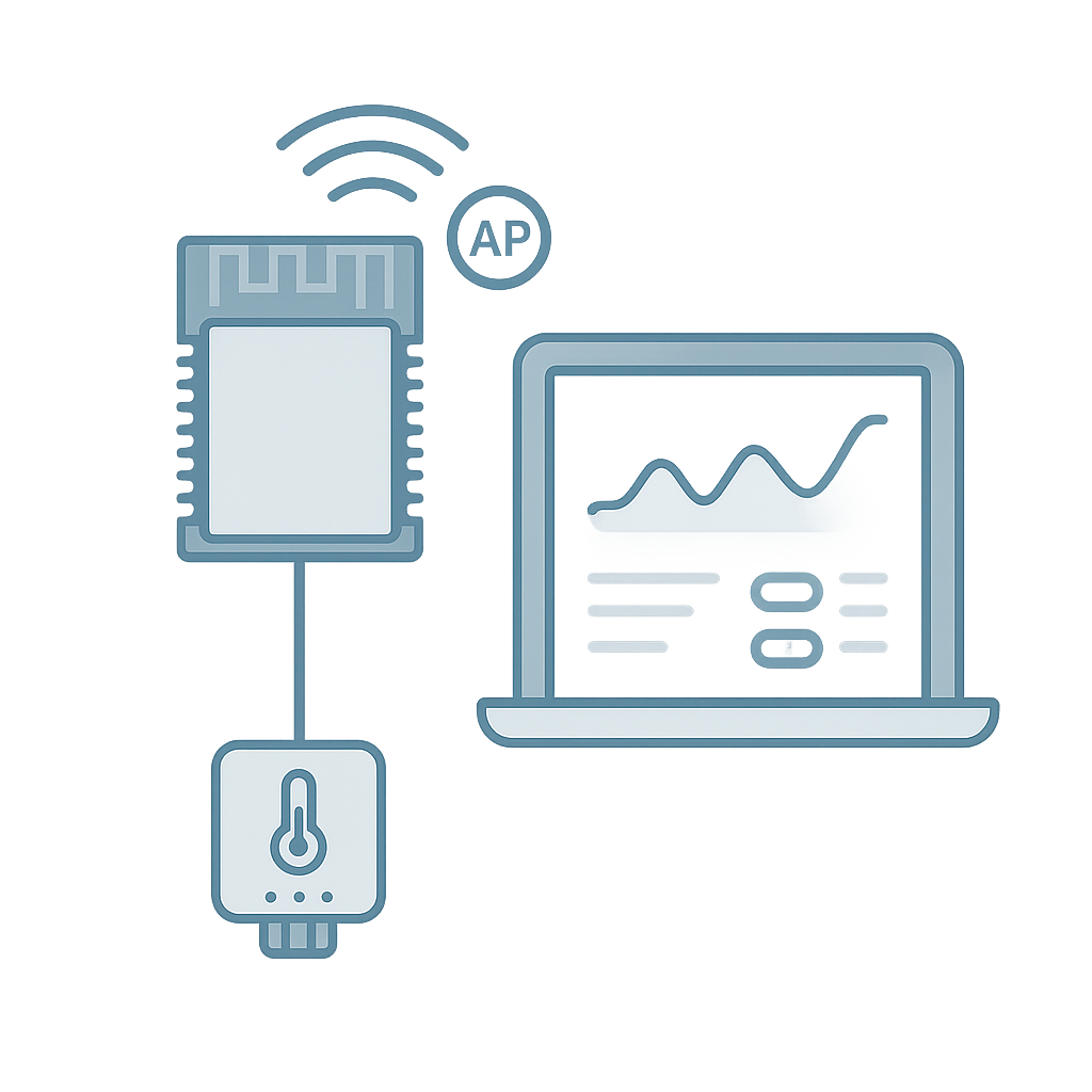 ESP32, Wi-Fi e Web UI: IoT locale (ESP-IDF)