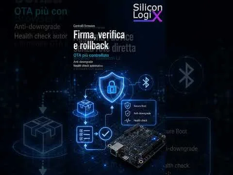 Firmware OTA sicuro via Bluetooth LE su nRF5340 | Zephyr, MCUboot e rollback