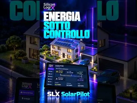 SLX SolarPilot in azione | Fotovoltaico, accumulo e ricarica EV