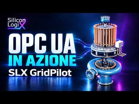 OPC UA in azione con SLX GridPilot | Digital twin 3D e controllo IEC 61499