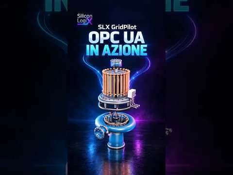 OPC UA in azione con SLX GridPilot | Digital twin 3D e controllo IEC 61499