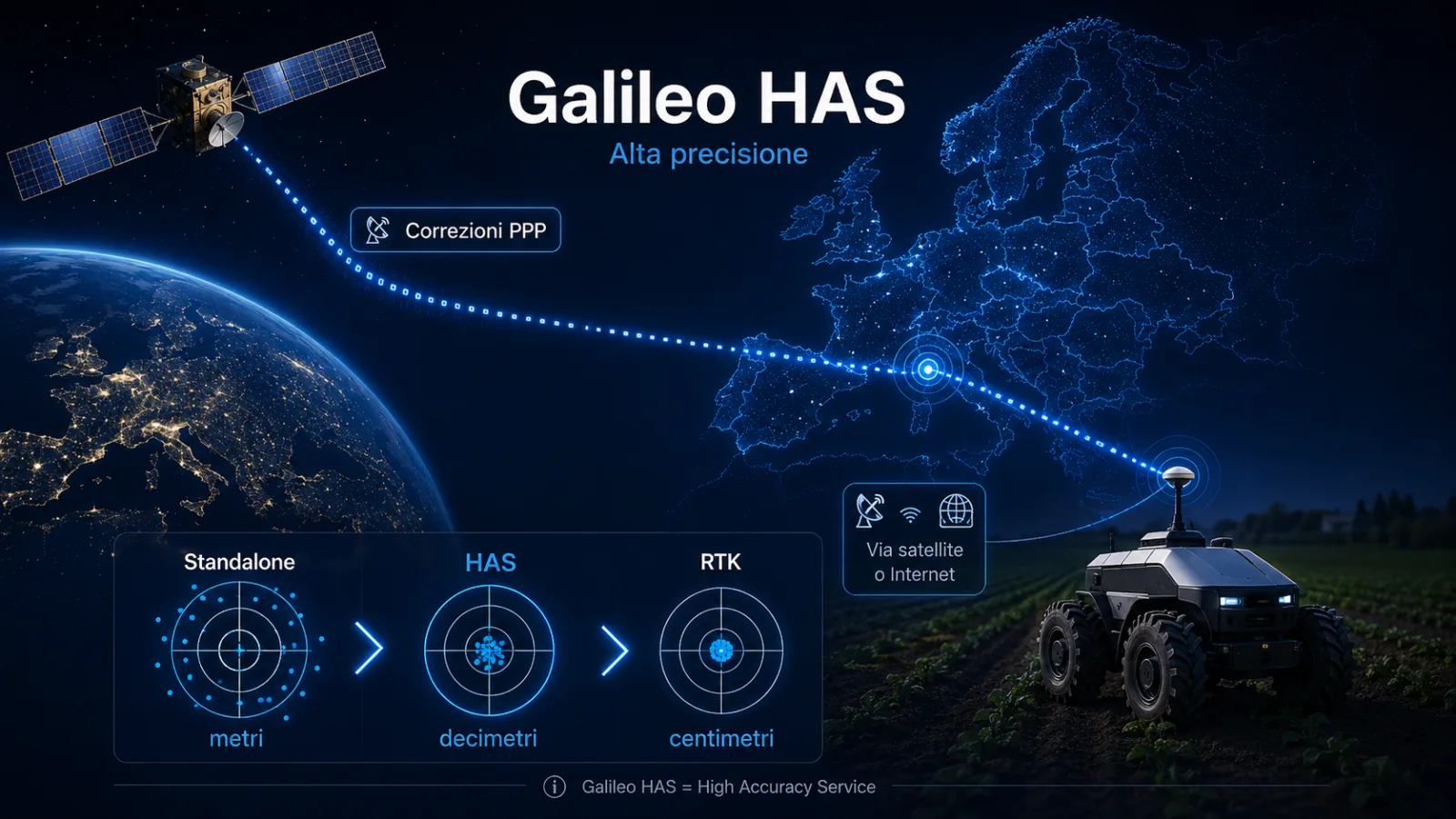 Galileo OSNMA e HAS: il GNSS europeo per sistemi embedded 3